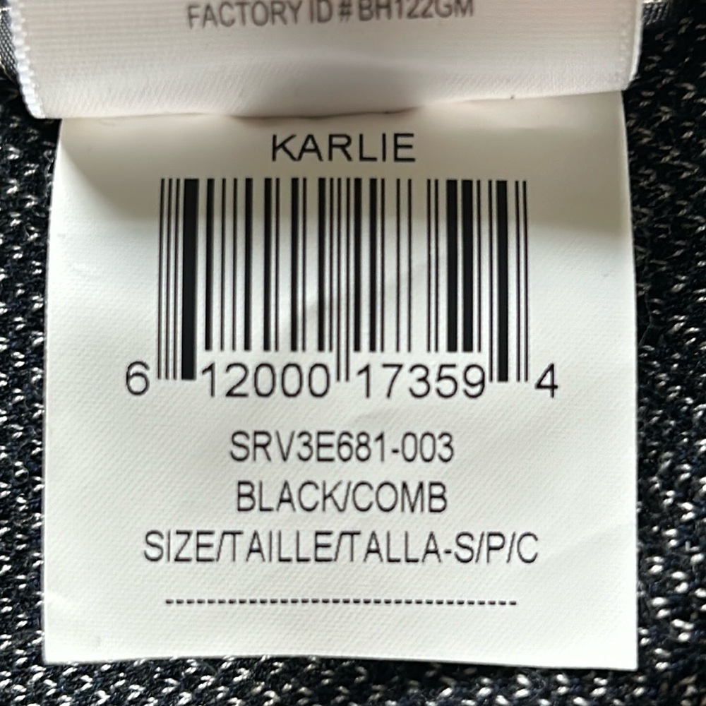BCBGMAXAZRIA Karlie Black Jacquard A-Line Skater Skirt Women’s Small NWOT - Picture 15 of 16